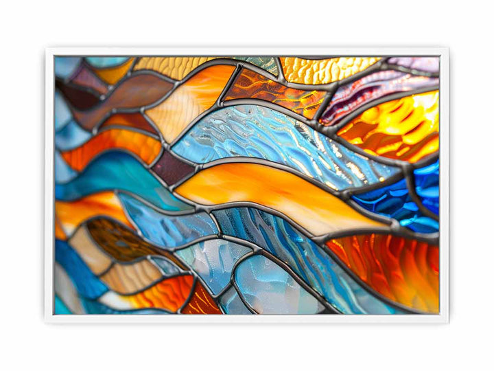 Wave Glass Painting