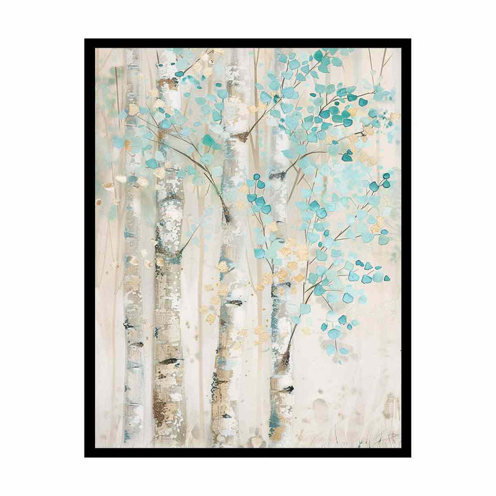 White Birch Tree canvas Print