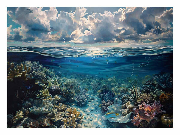 Coral Reef Under Sea Art Print