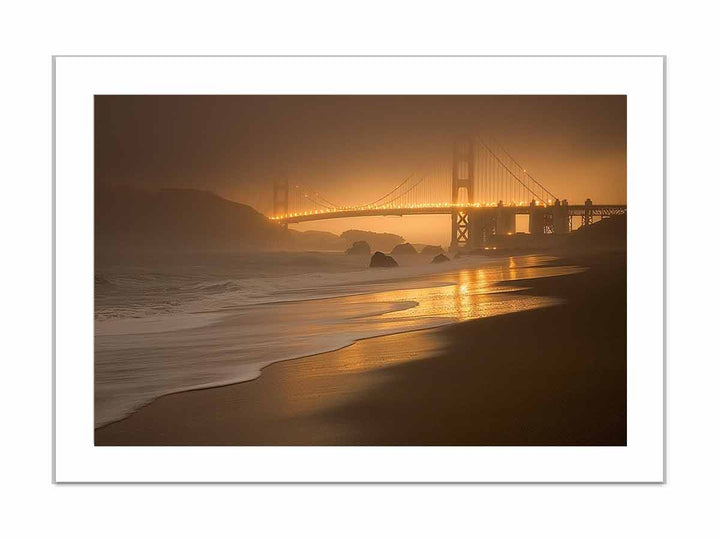 Baker Beach San Francisco framed Print