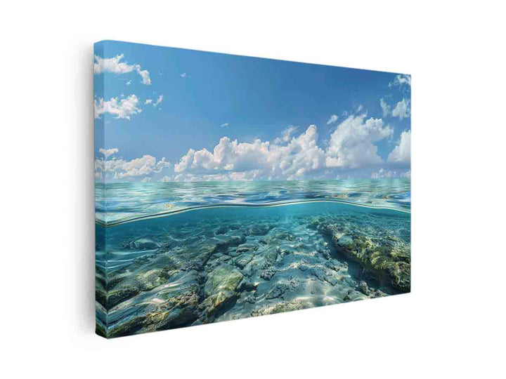Underwater canvas Print