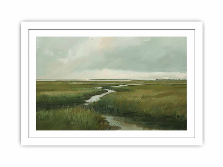 Coastal Landscape framed Print