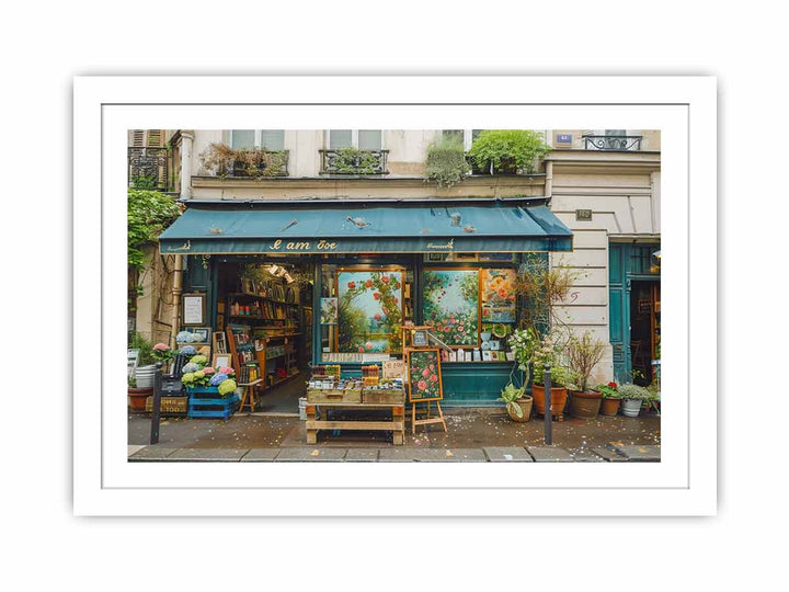 Paris Shop framed Print