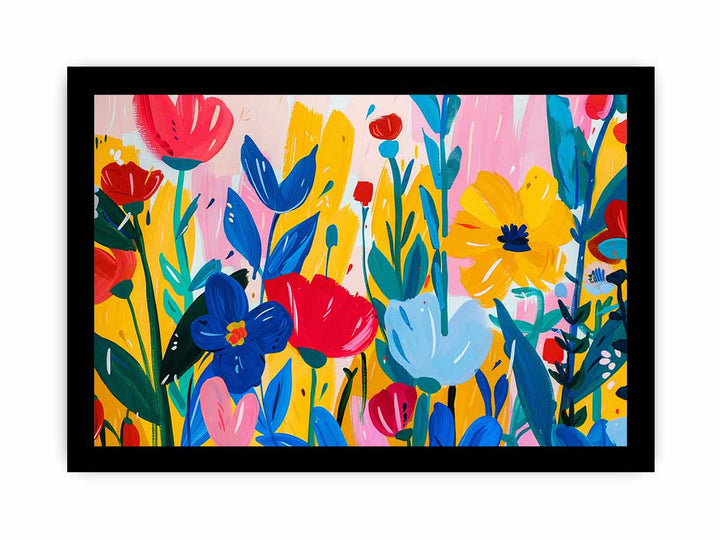 Floral Garden  framed Print