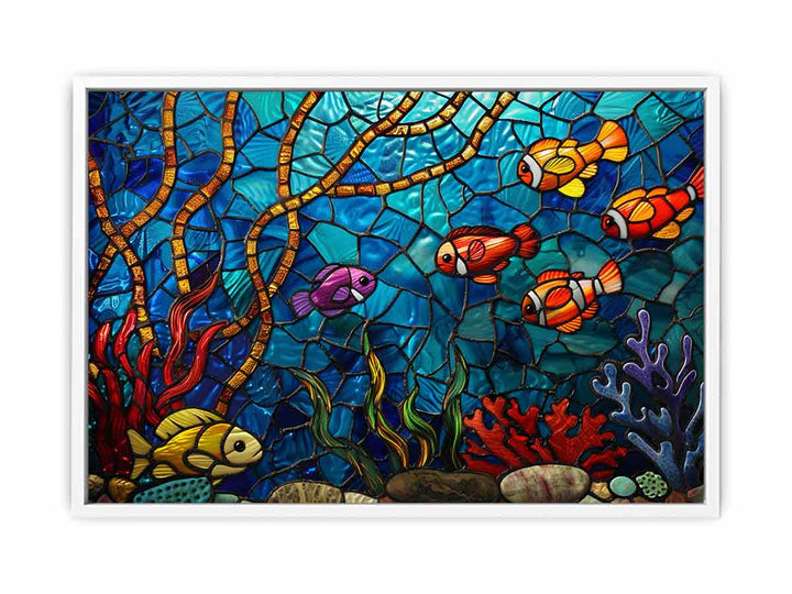 Fish in Ocean Painting