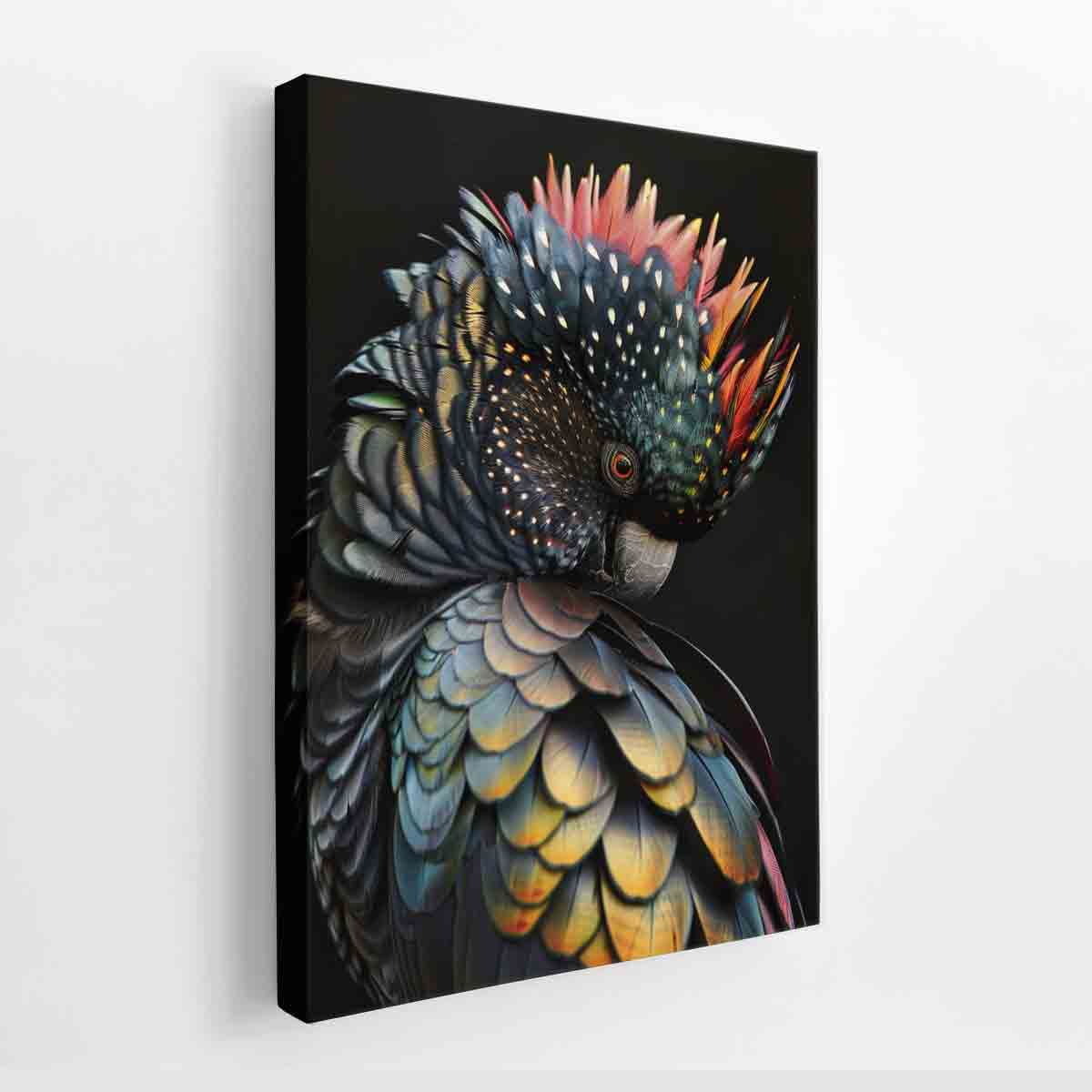 Cockatoo Rainbow canvas Print