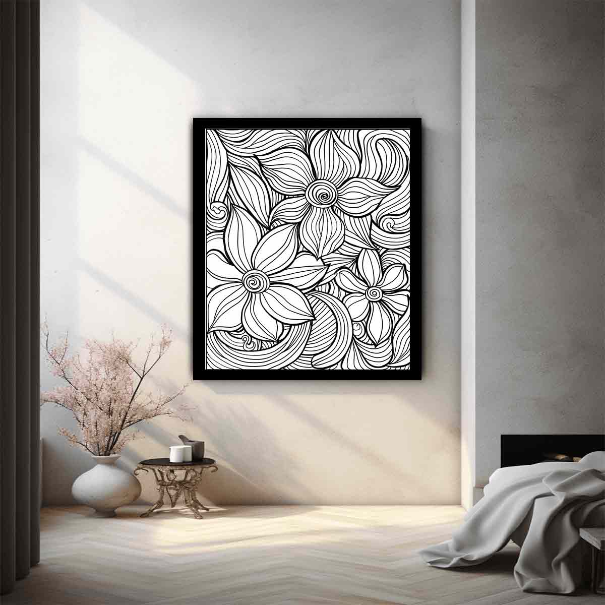 Color Me Flower Art Print