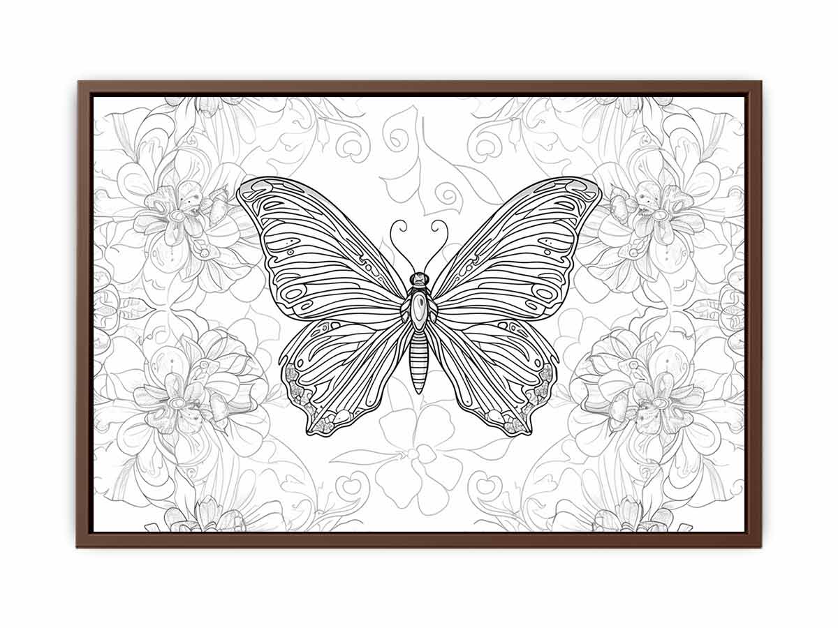 Color Me Butterfly Art Painting