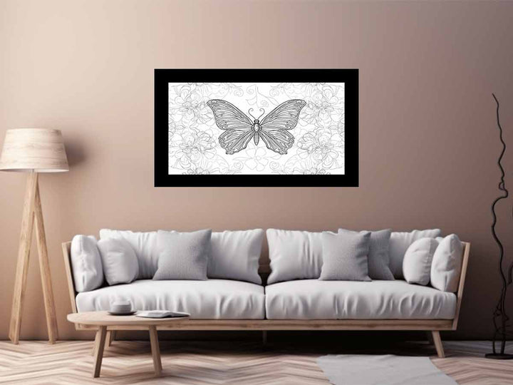 Color Me Butterfly Art Art Print