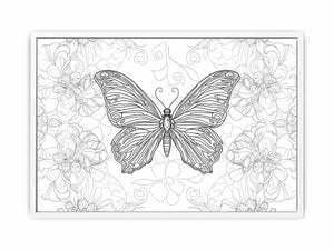 Color Me Butterfly Art Painting