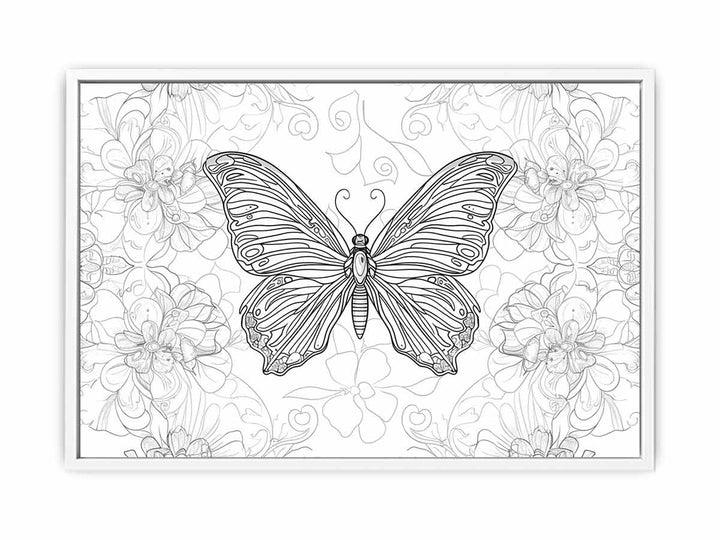 Color Me Butterfly Art Painting