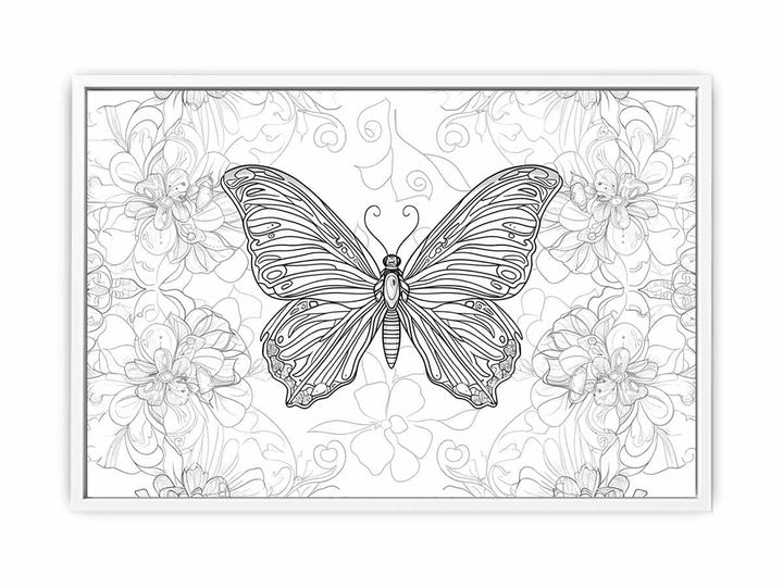 Color Me Butterfly Art Painting
