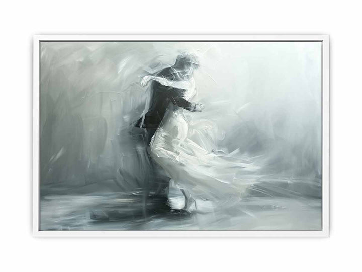 Abstract Couple Hug Painting