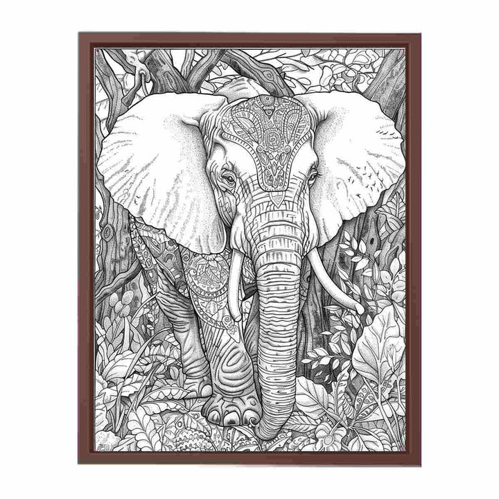 Color Me Elephant  1 Painting