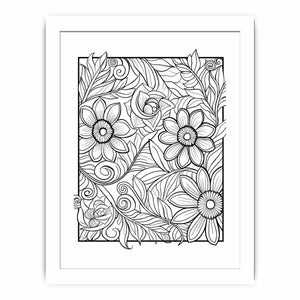 Color Me Art framed Print