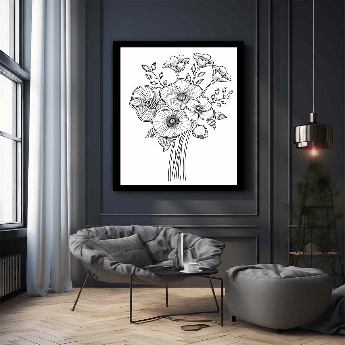 Color Me Floral  Art Art Print