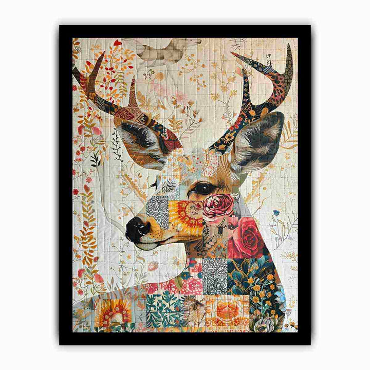 Deer Art framed Print