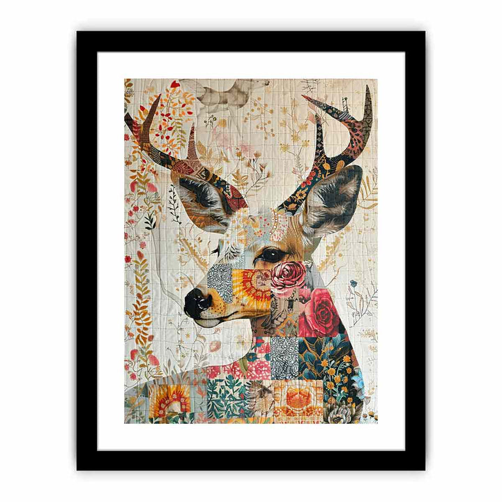Deer Art framed Print