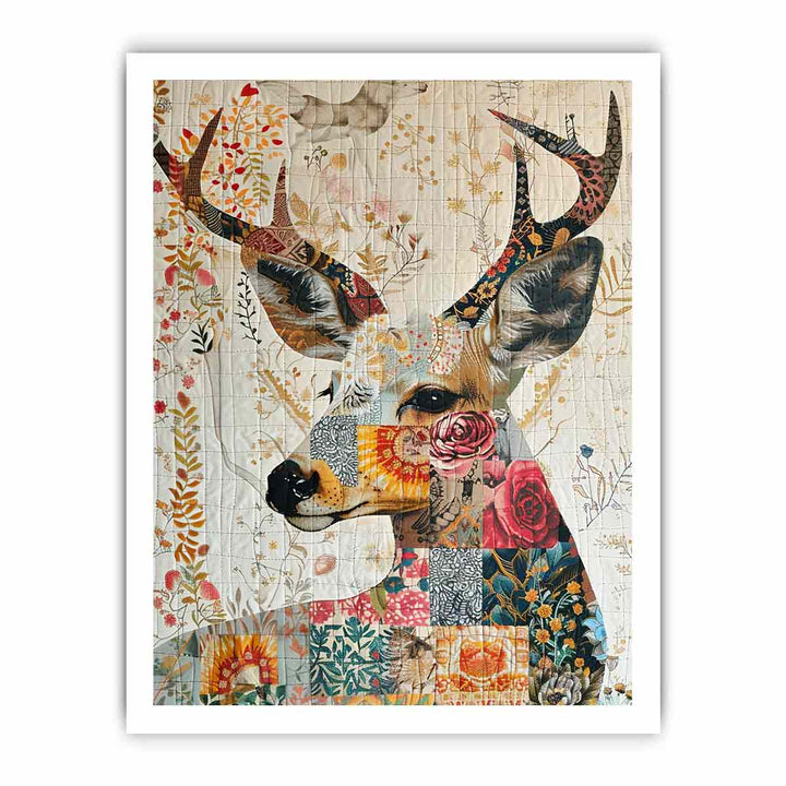 Deer Art framed Print