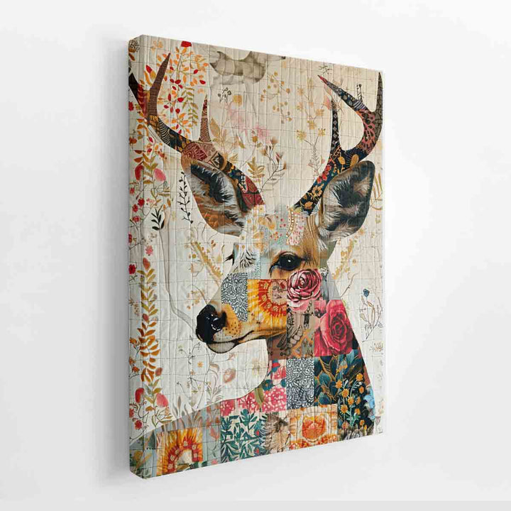 Deer Art canvas Print