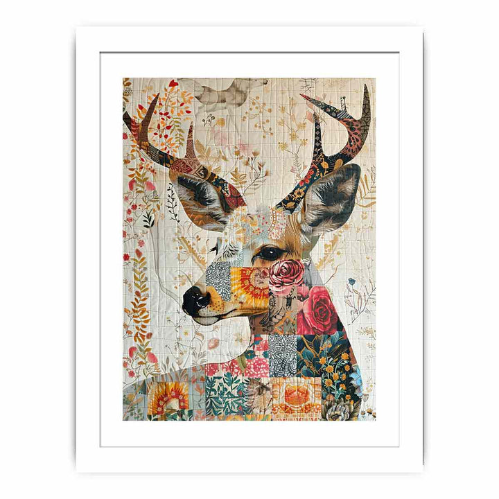 Deer Art framed Print