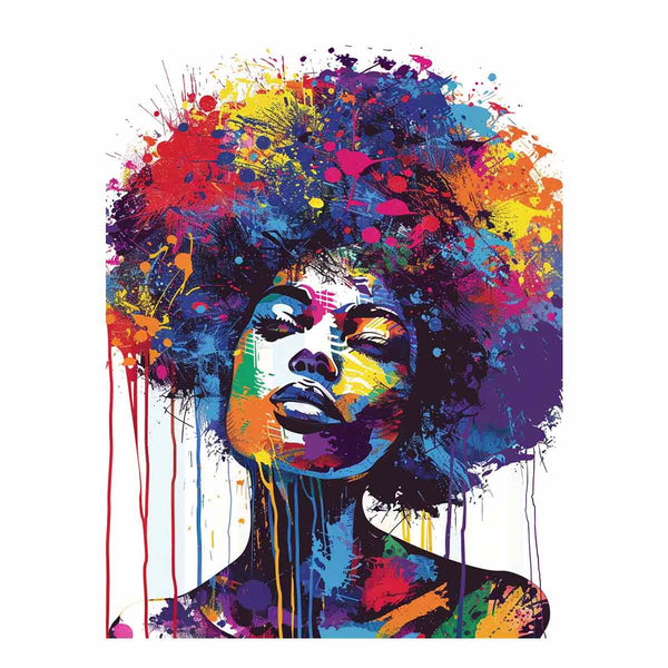 Afro Art Print