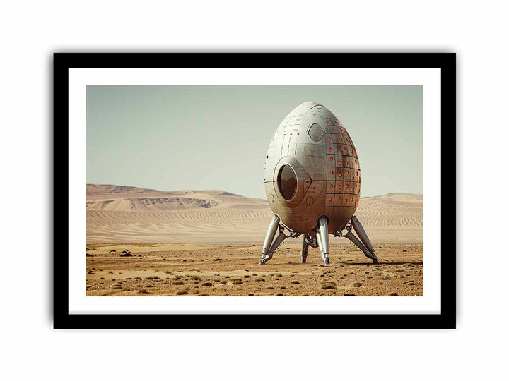 To Mars framed Print