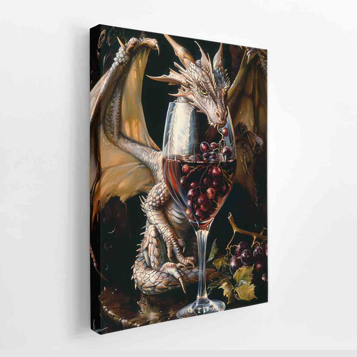 Dragon Wine canvas Print