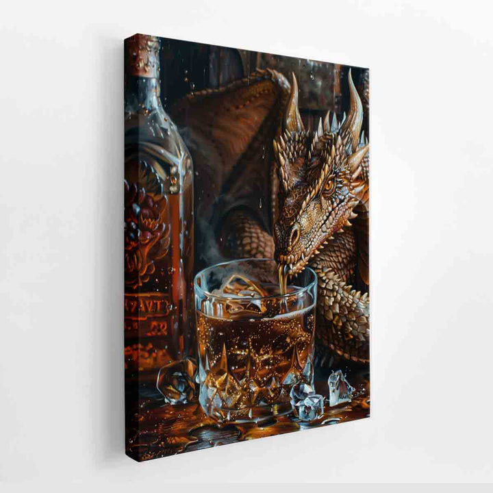 Dragon Whiskey canvas Print