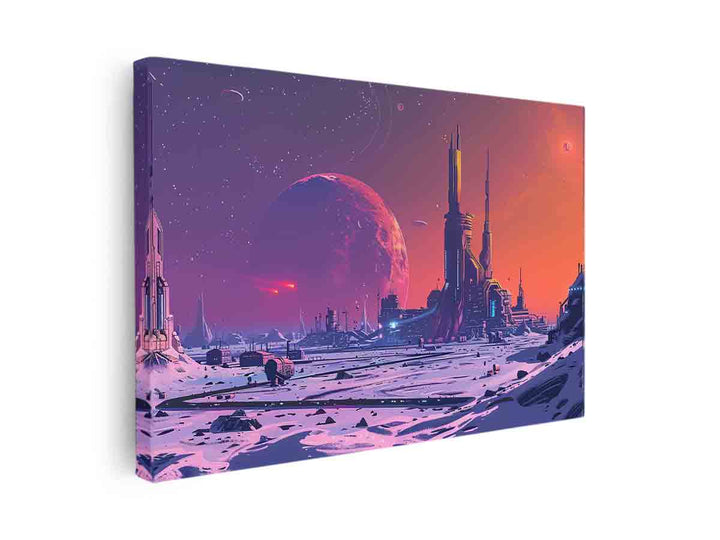 Dream City canvas Print