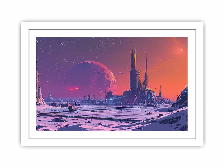 Dream City framed Print