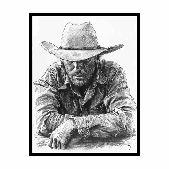 Cowboy  canvas Print
