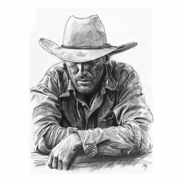 Cowboy  Art Print