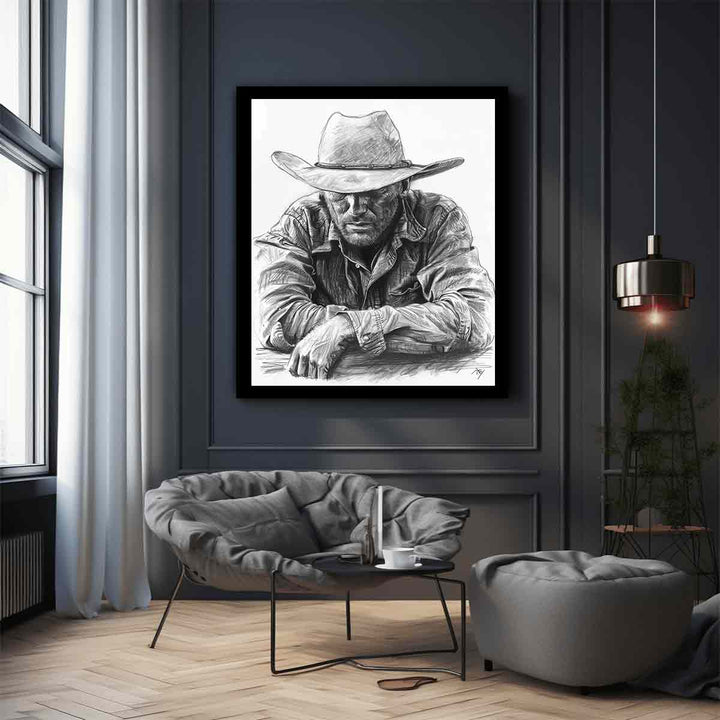 Cowboy  Art Print