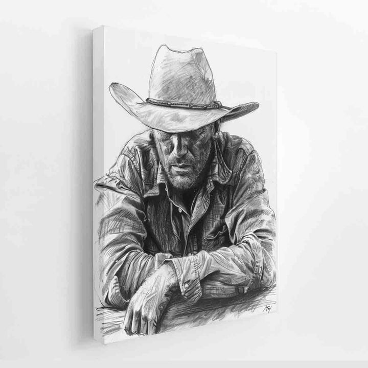 Cowboy  canvas Print