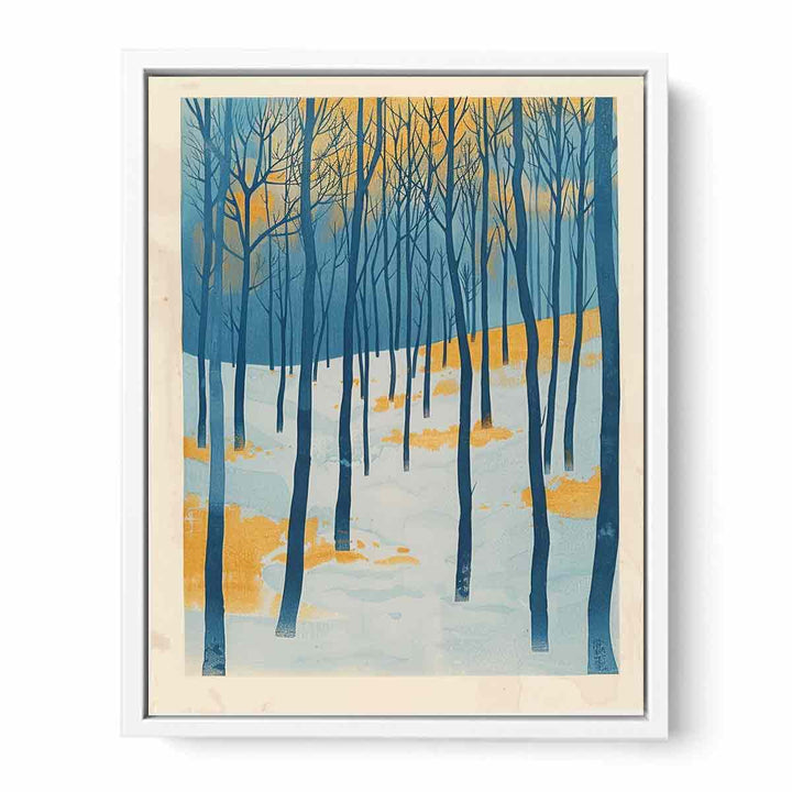 Tree In winter Painting