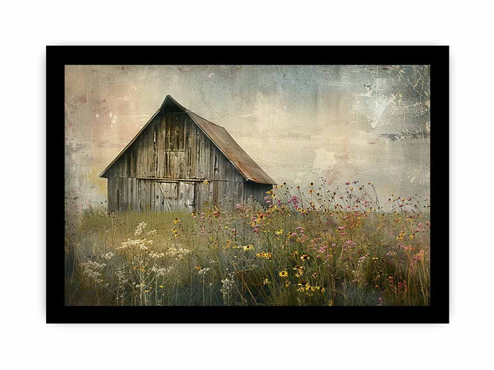 Rustic Barn Countryside framed Print
