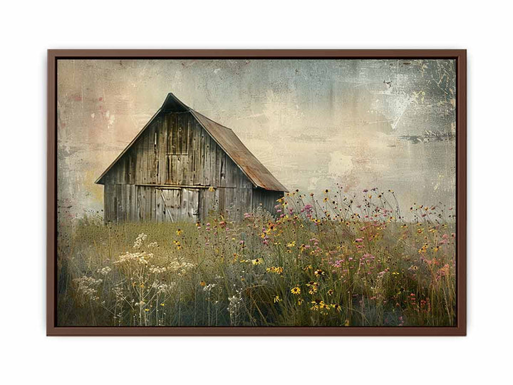 Rustic Barn Countryside Painting