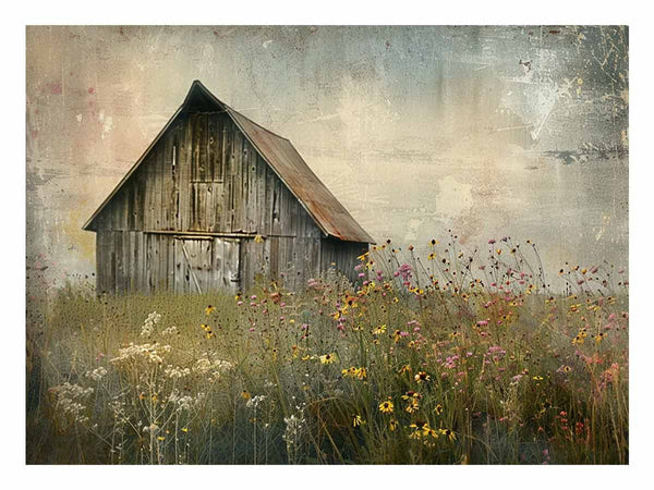 Rustic Barn Countryside Art Print