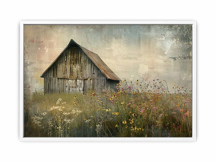 Rustic Barn Countryside Painting