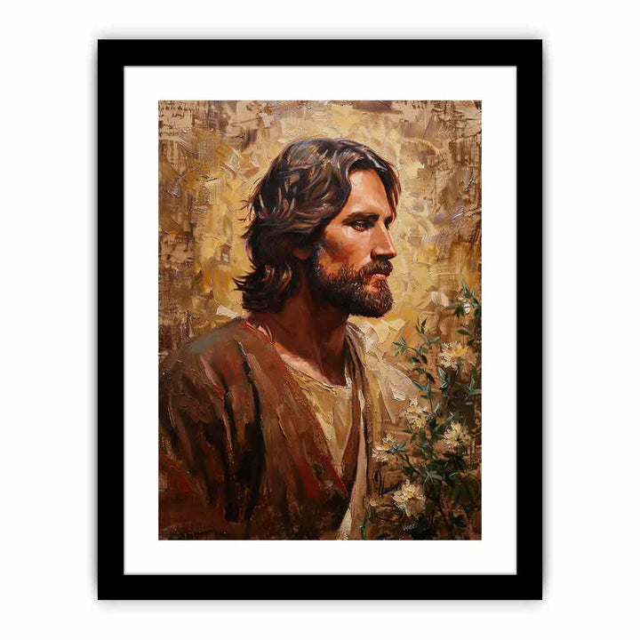 Jesus Portrait  framed Print