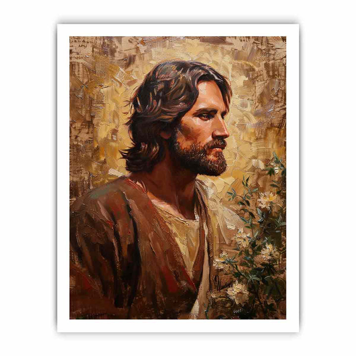Jesus Portrait  framed Print