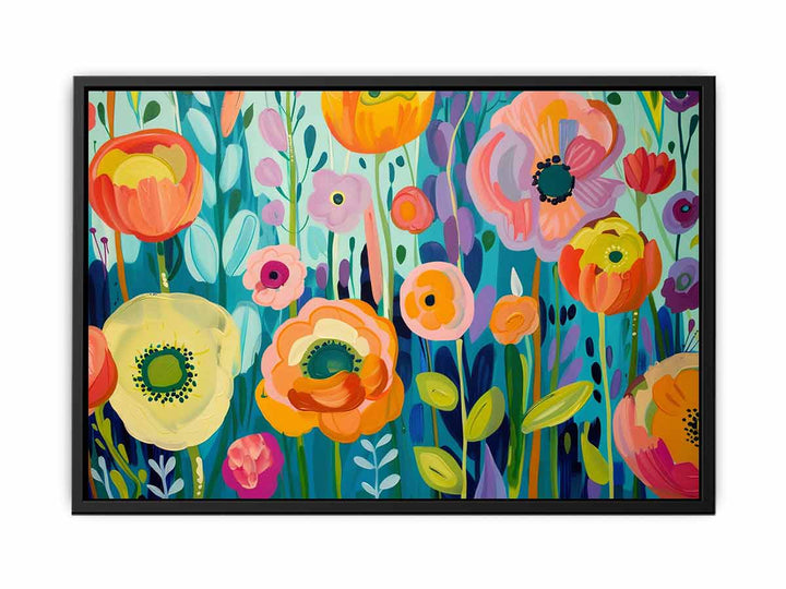 Colorful Flowers canvas Print