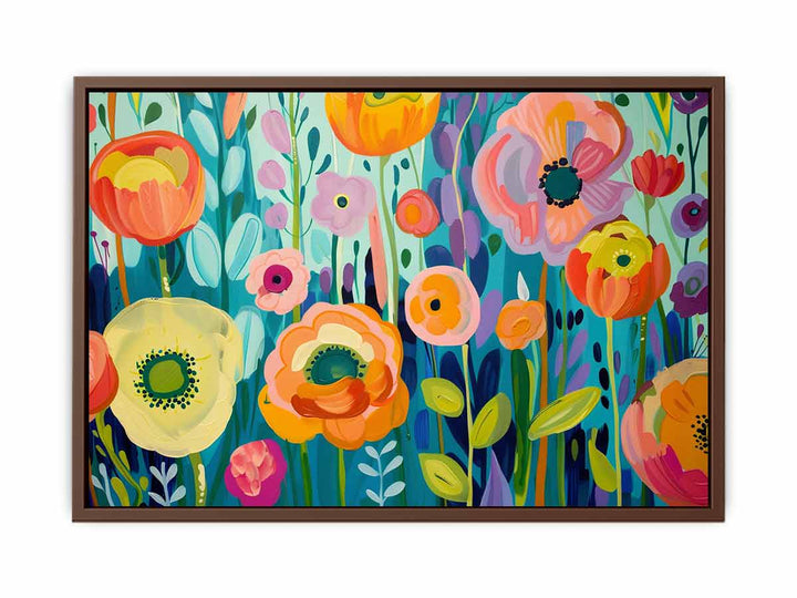 Colorful Flowers Painting