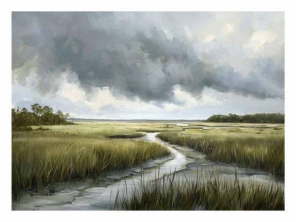 Coastal Lowlands In South Carolina Art Print