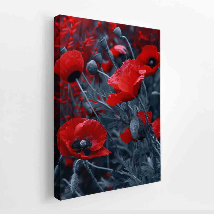 Red  Poppies canvas Print