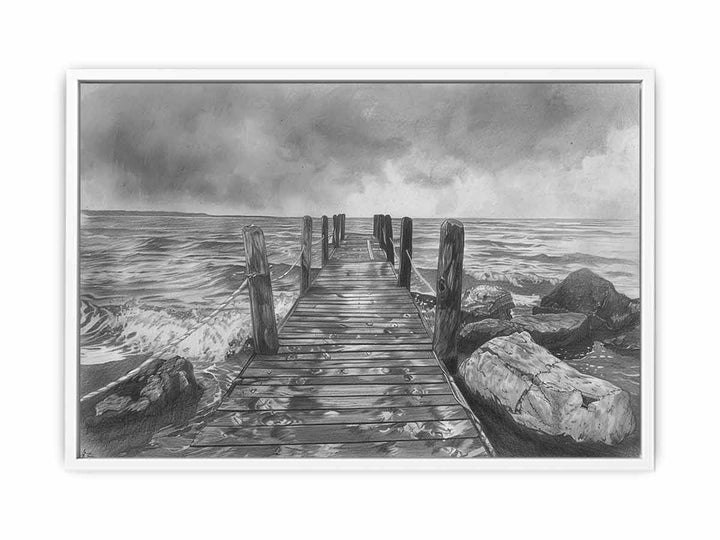 Jetty Drawing Painting
