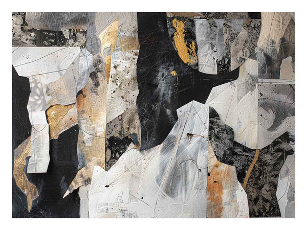 Collage Of Abstract Art Print