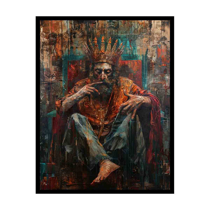 Vintage King canvas Print