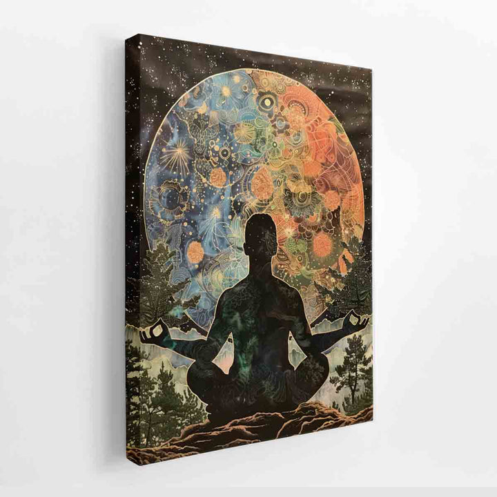 Meditation In Moonlight canvas Print